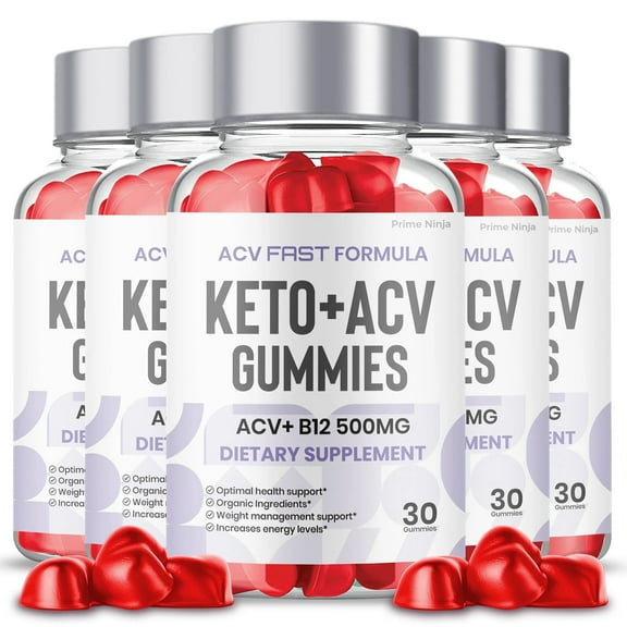 ACV Fast Formula Keto   ACV Gummies Weight Management Apple Cider Vinegar Advanced Supplement, ACV Fast Formula Keto Gummies (5 Bottles)