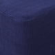Housses Ottomanes Couverture Polyester Pouf Couverture Rectangulaire Pouf Protecteur Bleu Foncé – image 4 sur 8