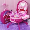 thumbnail image 1 of Juego de caja de maquillaje de juguete, tocador para niños, juguete de regalo para niñas de 3 a 6 años, equipaje, regalo de cumpleaños, 1 of 5