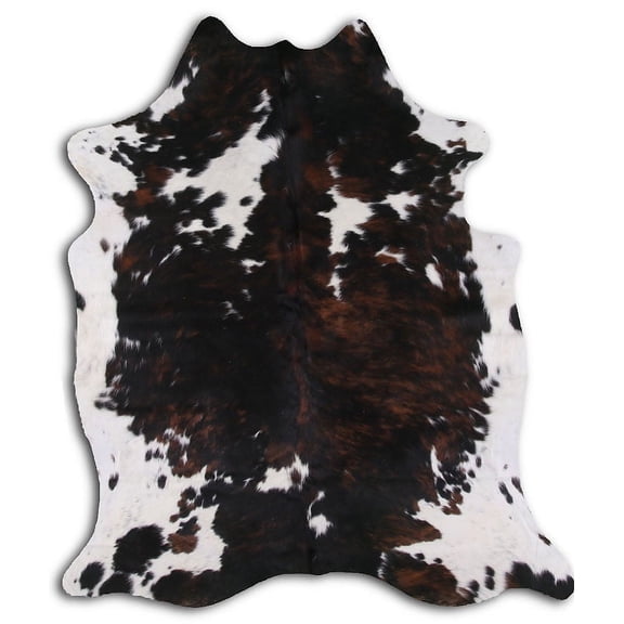 Closely NATURAL cowhide rugs for sale EXOTIC TRICOLOR rug