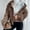 Brown, variant on ❄ Baqcunre Womens Coats, Women's Long Sleeve Sweatershirt Pullover Warm Plush Coat Top Snow Coat Jacket Outwear No Pocket with Button, Womens Jackets Winter 1PC Coat Beige L