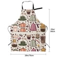thumbnail image 2 of Kdxio Vintage Coffee Apron with Pockets Adjustable Kitchen Aprons for Men Women Waterproof Aprons for Cooking,Drawing,Crafting, Baking Household Cleaning, 2 of 8