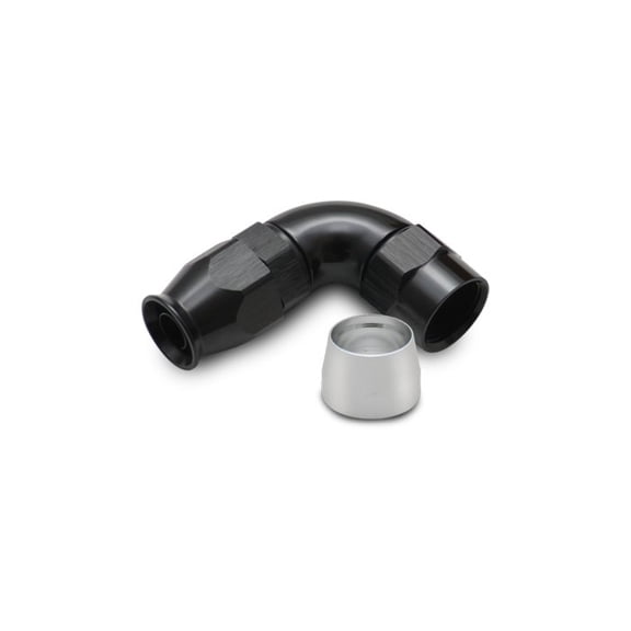 Vibrant Performance 28908 High Flow PTFE Lined Hose End Fitting 90 Degree -8 AN