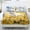 Dreamy White Horse Sunflower, variant on COEQINE Twin Sheet Set Soft Fade Resistant 3 Pieces Bed Sheets Set All Around Elastic Fitted Bedsheet & Pillowcases Home Decor for Twin Size Bed, Lion Sunflower Splash