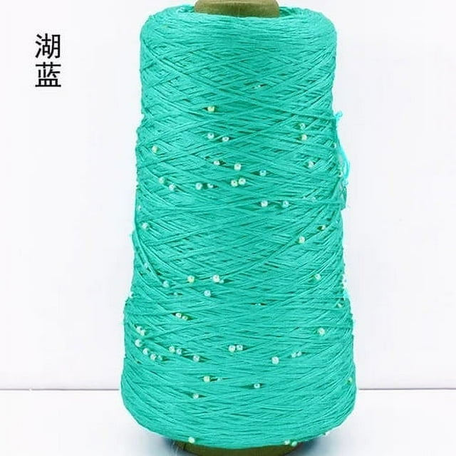 350g Pearl Mercerized Cotton Yarn Hand-knitted Cotton Pearl Lace Line Fine Crochet Thread Bead Thread Diy Hand-braided Thread
