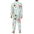 thumbnail image 5 of Kll Cute Flamingo Sleepwear Mens Flannel Pajamas,Long Cotton Pj Set, 5 of 9