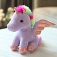 2025 Toy！ Angel Rainbow Horse Children's Toy Doll Plush Toy Figurine