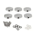thumbnail image 1 of 6Pcs Guitar Tuning Peg Tuners Button Machine Head Replacement Buttons Knob Metal Carved Big Square, 1 of 8