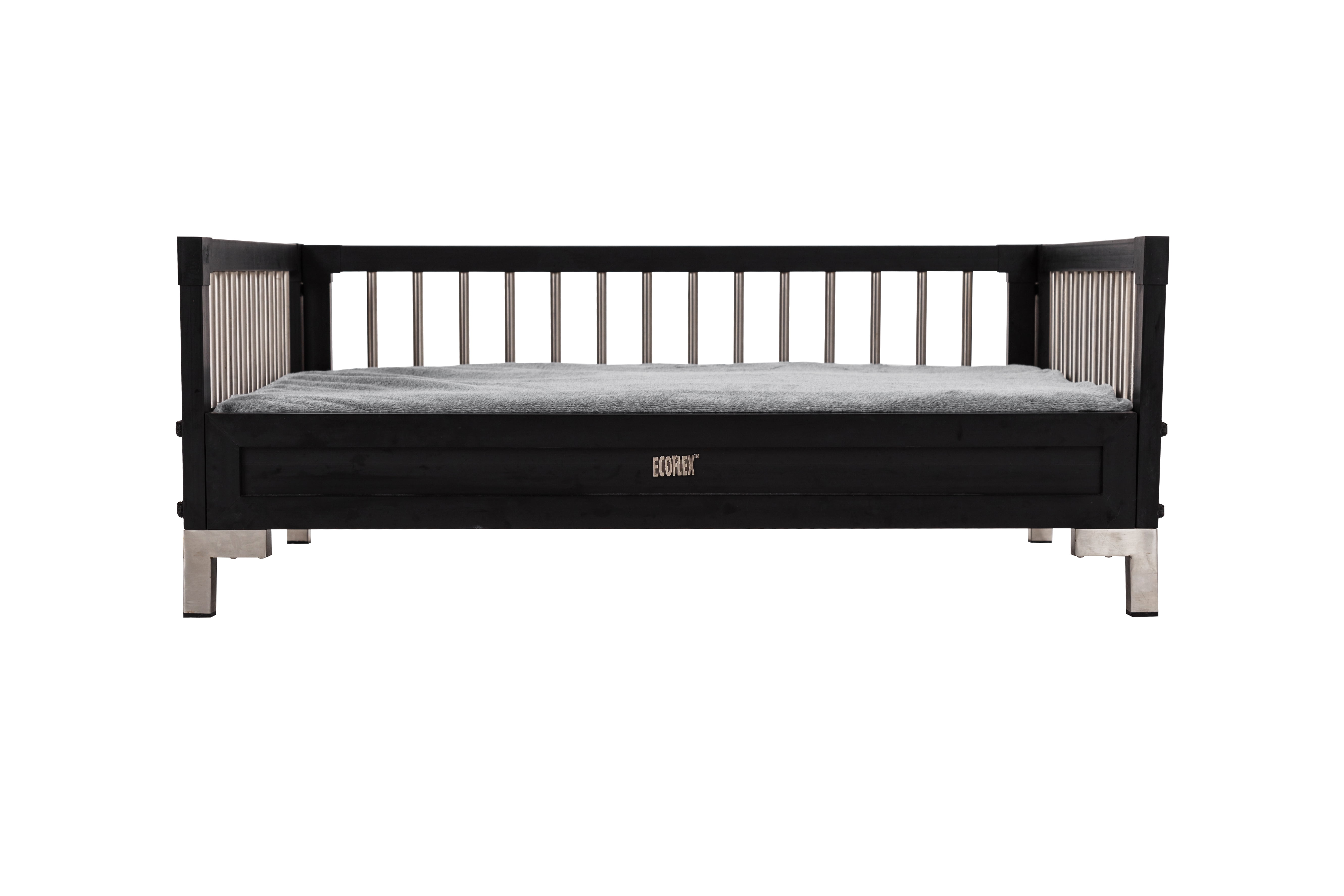 ECOFLEX Raised Dog Bed with Memory Foam Cushion, Espresso, Extra Large
