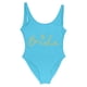 thumbnail image 5 of MKLEKYY Trajes De Baño Mujer 2 Piezas Women Fashion Letter Print Piece Swimsuit Sexy Bikini Swimwear Bathing Sleeveless Backless Swimsuit 2538, 5 of 5