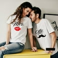 thumbnail image 5 of Colevkie Mr&Mrs Couple T shirt for Husband Wife His & Her Shirt Men Women Graphic Tee Valentine Anniversary Gift 1 Piece(Grey-MR,L), 5 of 7