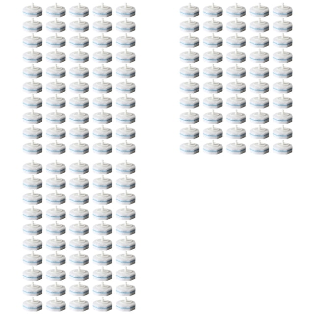 150 Cabezales de Esponja de Limpieza para Inodoro, Cepillo Desechable para Inodoro, Esponja Bicapa, Recambios de Cepillo para Inodoro, Recambios de Varilla de Limpieza