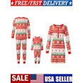 thumbnail image 1 of Ensemble de Pyjamas de Noël Assortis pour la Famille Combinaison de Pyjama à Capuche Pyjamas de Vacances Assortis Pyjamas de Famille, 1 of 7