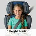 thumbnail image 4 of Chicco KidFit Adapt Plus 2-in-1 Belt Positioning Booster Car Seat - Vapor (Grey), New, 4 of 10