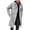 Gray #15, variant on Men's Trench Coat Notched Lapel Belted Windbreaker Long Jacket Windproof Comfortable Durable Overcoat, M