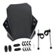 thumbnail image 3 of Accesorios para parabrisas de motocicleta, fácil instalación, protector, piezas de repuesto Negro, 3 of 9