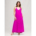 thumbnail image 5 of Womens Spaghetti Strap Maxi Dress, 5 of 10