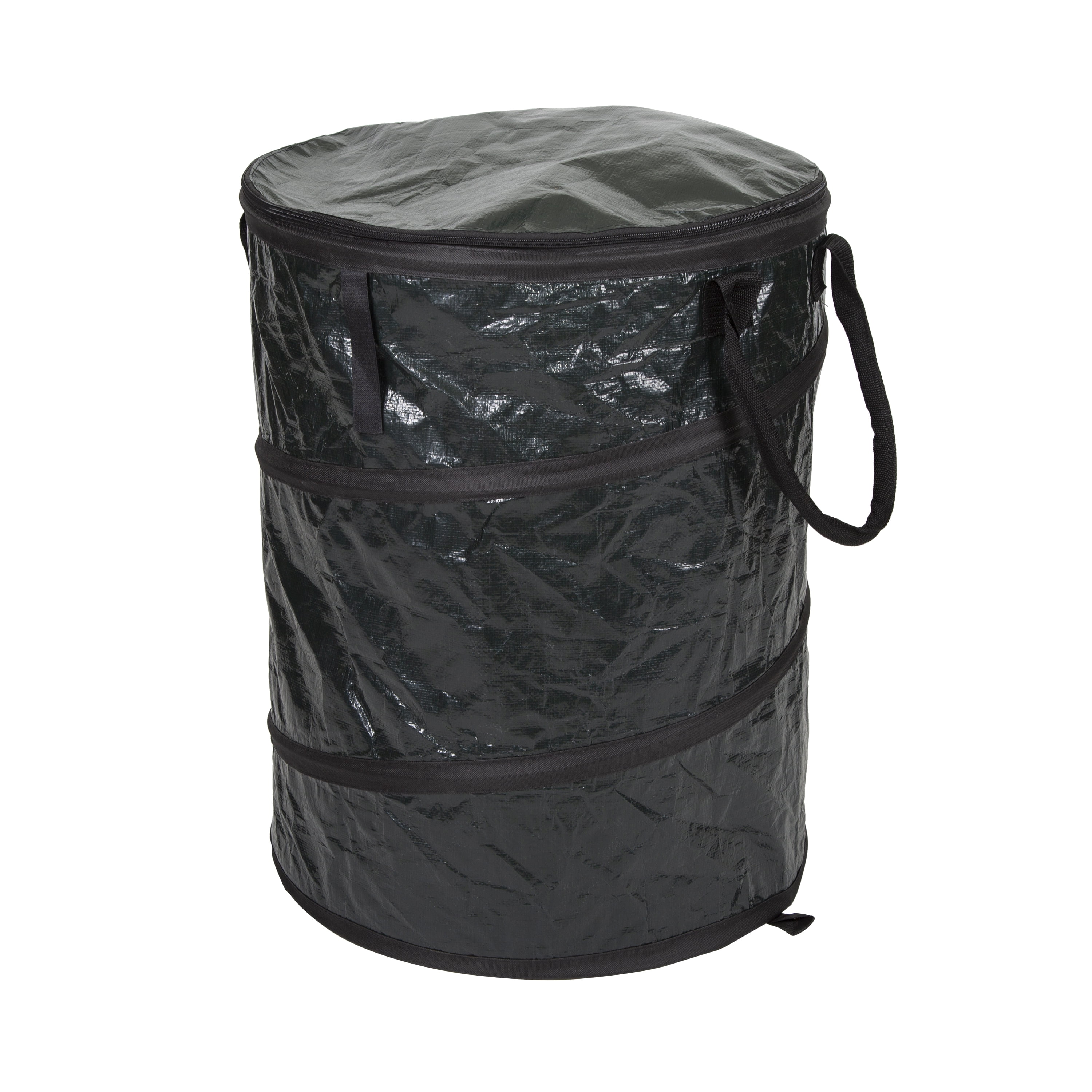 Car Bin Litter Bag Rubbish Hanging Collapsible Foldable Waste Basket Velcro Base