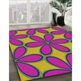 thumbnail image 3 of Ahgly Company Machine Washable Indoor Rectangle Transitional Dark Violet Purple Area Rugs, 5' x 7', 3 of 7