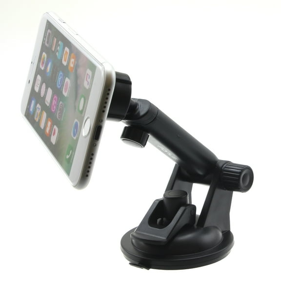 Magnetic Car Mount for OnePlus Nord N200 5G Phone - Holder Dash Windshield Telescopic Strong Grip Strong Magnets J1A