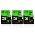 thumbnail image 1 of Tarjeta micro SD KEXIN Tarjeta de memoria de 32 GB clase 10 UHS-I, paquete de 3, 1 of 8