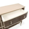 thumbnail image 5 of Michael Amini Villa Cherie Wood & Marble Dresser in Hazelnut Brown, 5 of 10