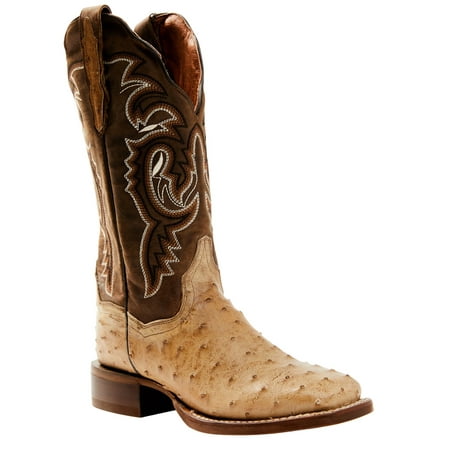 

Dan Post Women s Exotic Full Quill Ostrich Western Boot Broad Square Toe - DP80065 10 M US