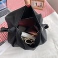 thumbnail image 2 of Bolso de mano de moda para mujer Hobo Canvas Tote Satchel Correa ajustable Bolso de hombro para Negro Jinwen bolsos de hombro de las mujeres, 2 of 8