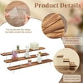 thumbnail image 4 of Wood Display Stand 3-Tier Display Riser Shelf Tiered Organizer Holder Countertop Display Storage for Figure Collection Cupcake Desserts Holder Cosmetics Perfume Jewelry Organizer, 4 of 6