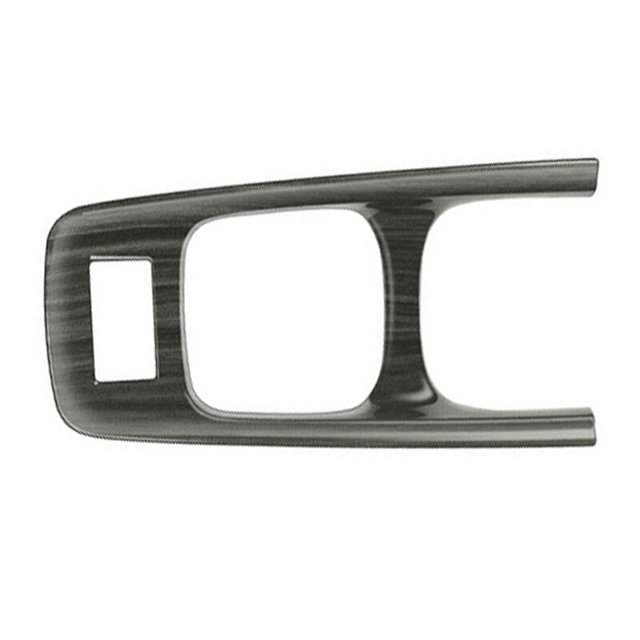 Para Aqua 2021 2022 Marco de copa de control central Panel Soporte de vidrio Cubierta Embellecedor Accesorios interiores Grano de madera