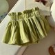 thumbnail image 2 of Odeerbi 2-8 Años Niñas Pantalones Cortos Verano Algodón Pantalones Cortos Transpirable Color Sólido Suelta Culottes Pantalones Cortos, 2 of 5