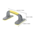 thumbnail image 2 of Niceauty 2Pcs Multifunctional Push Up Handles Yellow Plastic for Strength Training and Body Sculpting, 2 of 7