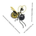 thumbnail image 3 of 2025 New Bee Solar Lights Outdoor - Hanging Solar Bee Garden Decor, Waterproof LED Lights for Patio, Parties & Festivals, Unique Birthday Gift Idea, 3 of 5