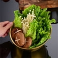 thumbnail image 6 of Stainless Steel Vegetable Salad Bowl Practical Lettuce Bucket for Restaurant, 6 of 13
