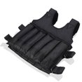 thumbnail image 3 of Chaleco lastrado, chaleco para correr, chaqueta de peso de tela Oxford, chaleco de entrenamiento con pesas cómodo, chaleco de carga para entrenamiento de fuerza, 3 of 9