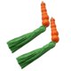 thumbnail image 2 of Orange Wooden Bead Garland with Tassel Pendant for Home Decoration 2 Pieces Easter decor, 2 of 5