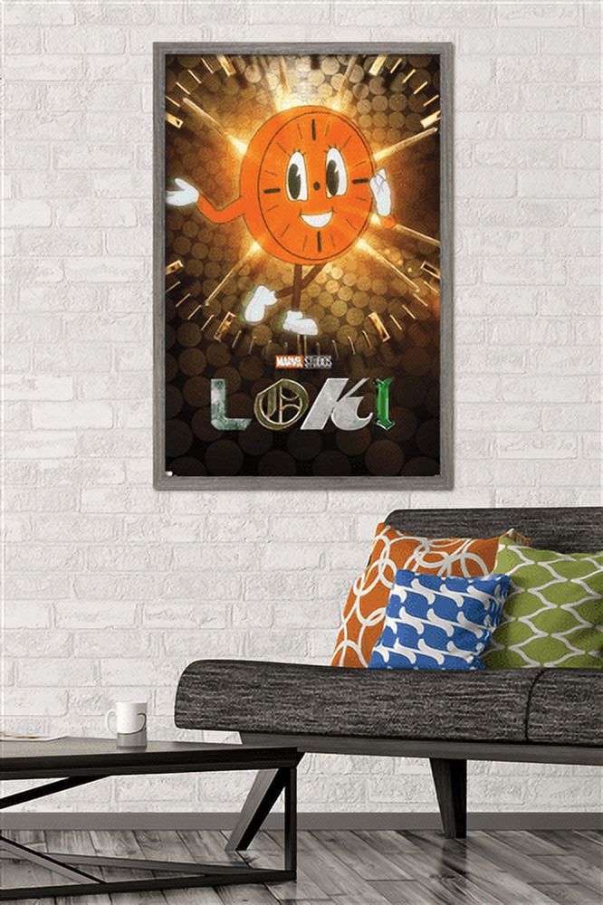 Marvel Loki - Miss Minutes One Sheet Wall Poster, 22.375" x 34", Framed
