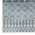 thumbnail image 3 of Nourison Astra Machine Washable Moroccan Blue 2'2" x 10' Area Rug (2x10), 3 of 9