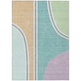 thumbnail image 2 of Addison Rugs Chantille Indoor/Outdoor Transitional Modern Aqua Machine Washable Rectangle Rug, 3' x 5', 2 of 8