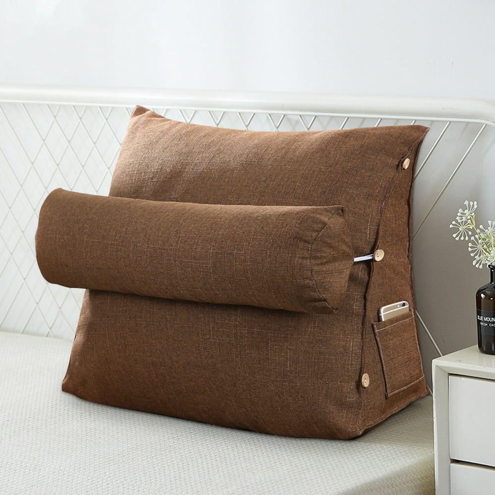 Wedge Pillow, Adjustable Support Cushion, Headrest Backrest Triangle Back Wedge Cushion Lumbar