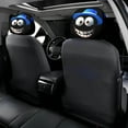 thumbnail image 6 of YiJuHui 6pcs Funny Car Headrest Covers with Big Eyes - Universal Front Seat Protector, Cute Smiling Face Design for Auto Interior Decoration, Holiday Gift Idea, 6 of 8