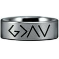 thumbnail image 2 of Tungsten Romans 8:39 Ring, 2 of 7
