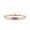 Red, variant on Square Cubic Zircon Small Women Ring Rose Gold Color Micro Paved Female Finger Ring Jewelry