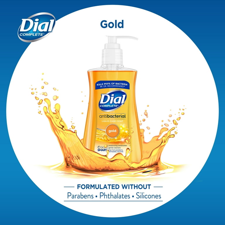 Dial Gold Hydrating Antibacterial Hand Soap Liquid Pump 7.5 Ounces