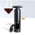 thumbnail image 1 of Abridor de vino, abridor de vino automático, sacacorchos Twister para vino con cortador de papel de aluminio, manual fácil, sacacorchos giratorio para abrebotellas de vino, 1 of 7