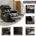 BTMWAY Power Lift Recliner, Electric Massage & Heat, USB Port, Cup