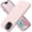 Chalk Pink, variant on Compatible with iPhone 15 Plus Case, Silicone Shockproof Slim Thin Phone Case for iPhone 15 Plus (6.7 inch), (Red)