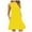 Yellow, variant on IDALL Summer Dresses,Sundresses for Women Women O Neck Casual Pockets Sleeveless Above Knee Dress Loose Party Dress Beach Dress,Bodycon Dresses,Petite Dresses Pink Dress L