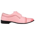 thumbnail image 4 of LIBERTYZENO Men Oxford Style Adult Dress Shoes Pink 12, 4 of 7