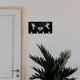 thumbnail image 2 of Porta Llaves Colsa Negro Colibríes y flores Pewter Elegante, 2 of 3